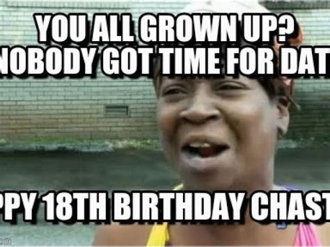 Happy 18th Birthday Memes Funny