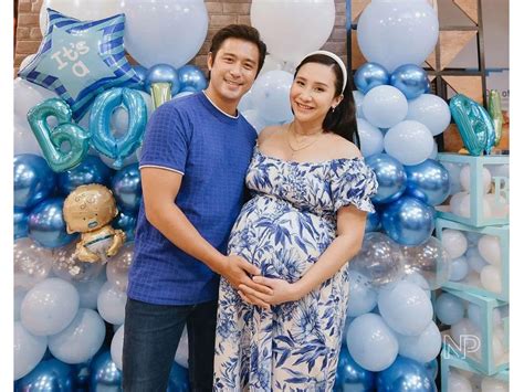 In Photos Rocco Nacino And Melissa Gohing S Baby Shower For Baby N