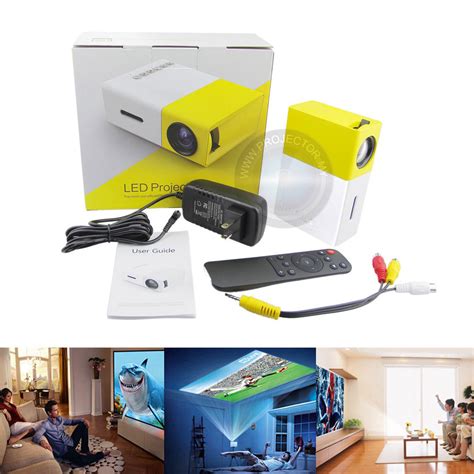 Yg Ultra Portable Mini Led Projector With Built In Battery