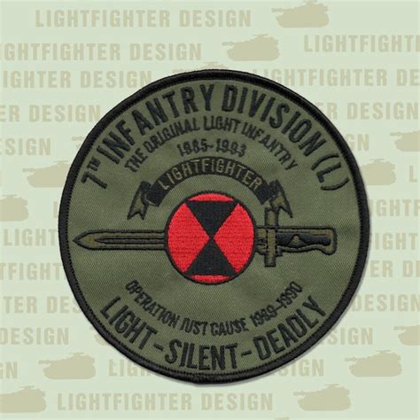 Us Army 7th Infantry Division Etsy