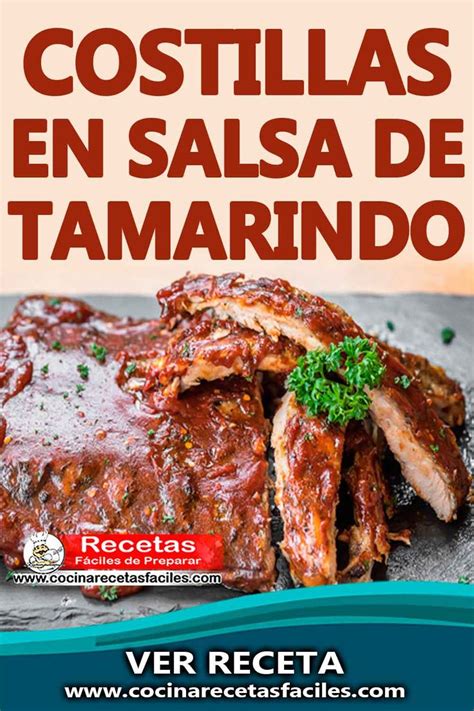 Costillas En Salsa De Tamarindo Salsa De Tamarindo Receta Carne En