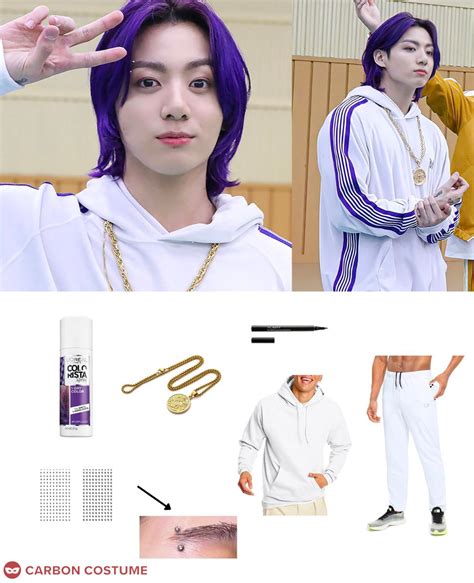 Jungkook of BTS from the “Butter” (Cooler Remix) Music Video Costume Guide for Cosplay & Halloween