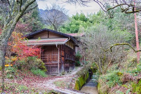 Foto De Tsumago Scenic Traditional Post Town In Japan From Edo Period