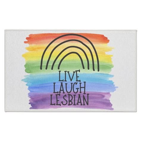 Live Laugh Lesbian Doormat Gay Pride Gifts For Her Women Best Etsy