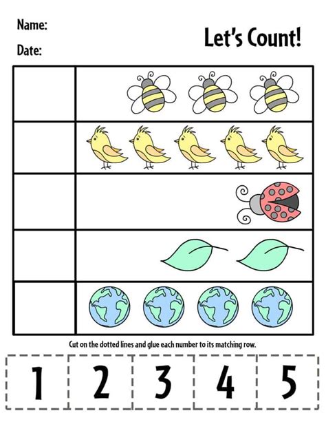 Counting 1 5 Worksheets 1 5 Academy Worksheets Worksheets Library