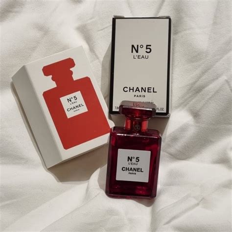 Chanel No 5 L Eau Red Limited Edition Mini 7 5ml Perfume Beauty