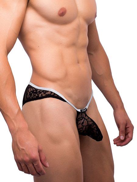 Joe Snyder Sk Mini Cheek Spitzen Brief Schwarz Erotikshop