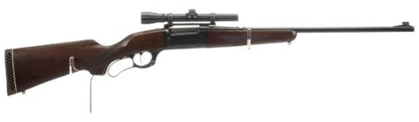 Savage Model 99 Lever Action Rifle With Leupold Scope Guns And Military