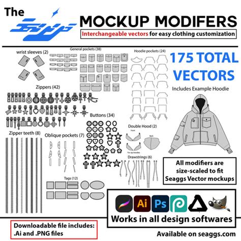 Seaggs Mockup Modifier Pack