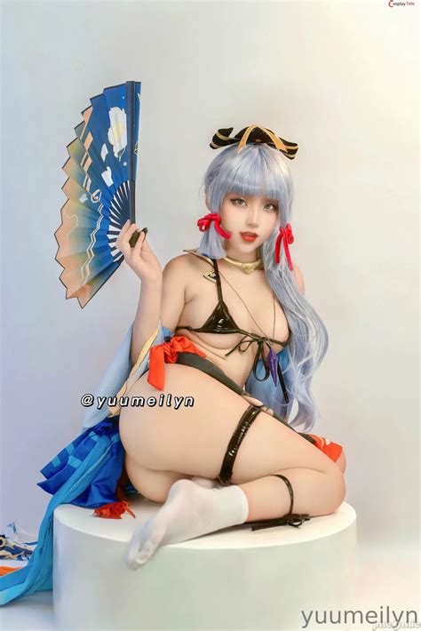 Meiilyn Yuumeilyn Cosplay Ayaka Kamisato Genshin Impact Hoshino Ai