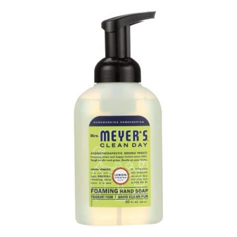 Mrs Meyers Clean Day Foaming Hand Soap Lemon Verbena Case Of 6