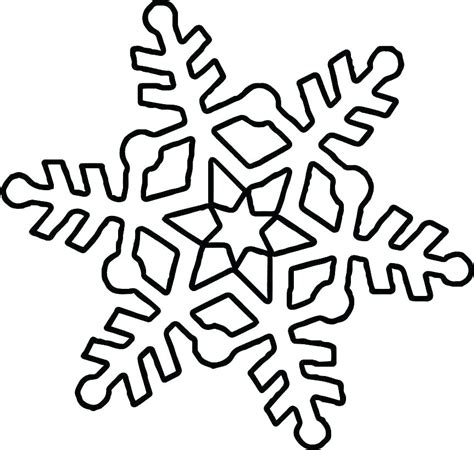 Printable Snowflake Coloring Pages