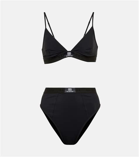 Sporty Bikini In Black Balenciaga Mytheresa