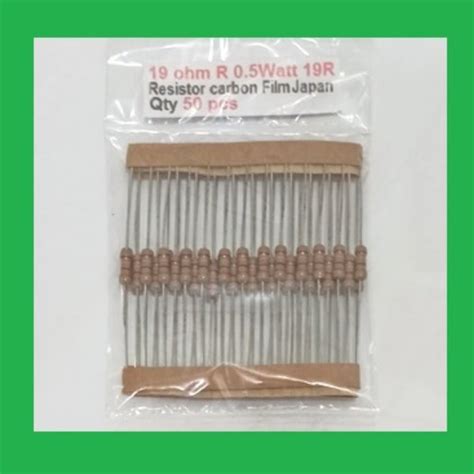 Jual Qty Pcs Ohm R Watt R Resistor Carbon Film Japan Di