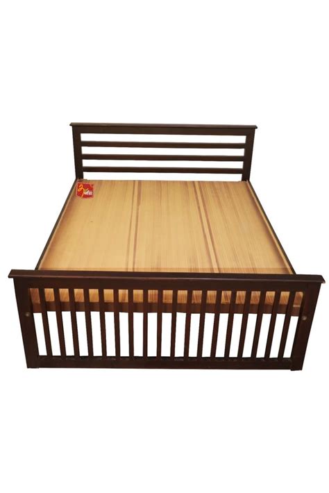 Single Brown Teak Wooden Cot Without Storage At Rs 18000 In