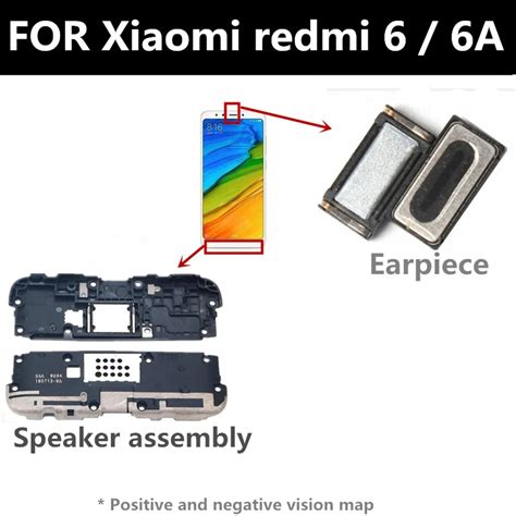 FOR Xiaomi Redmi 6 6A Loudspeaker Composition Front Earpiece Ear Piece