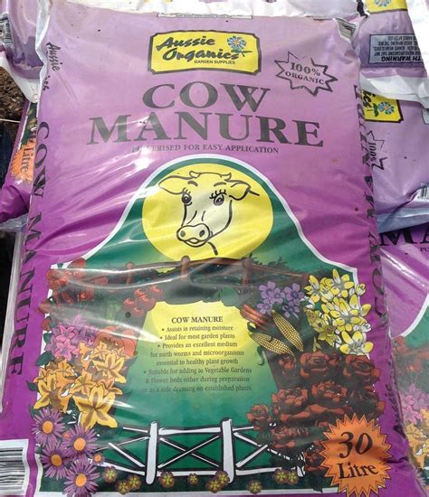 Bagged Cow Manure | Down to Earth Garden Supplies