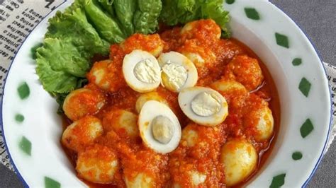 Resep Balado Telur Puyuh Kreasi Lauk Praktis Untuk Makan Malam Oke