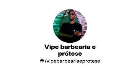 Vipe barbearia e prótese Instagram Facebook Linktree