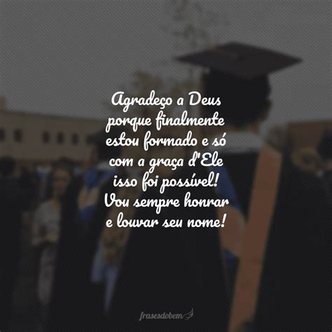 Mensagem De Agradecimento A Deus Para Formatura BRAINCP