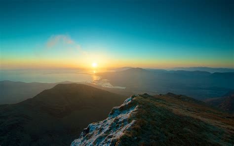 Fondos De Pantalla Luz De Sol Paisaje Monta As Puesta De Sol