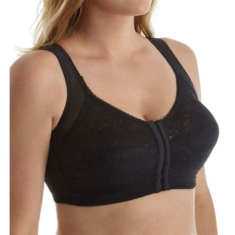 Carnival Intimates And Sleepwear Carnival Front Closure Posture Support Bra Black 645 Poshmark