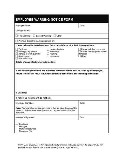 Simple Employee Write Up Form Fill Online Printable Fillable Blank