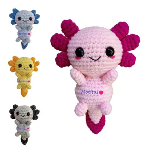 Ajolote Peluche Amigurumi Tejido A Crochet Env O Gratis