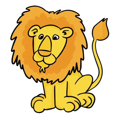 cartoon male lion clip art | Clipart Panda - Free Clipart Images