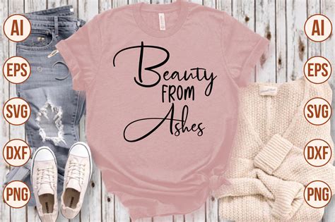 Beauty From Ashes Svg Graphic By Creativemomenul Creative Fabrica