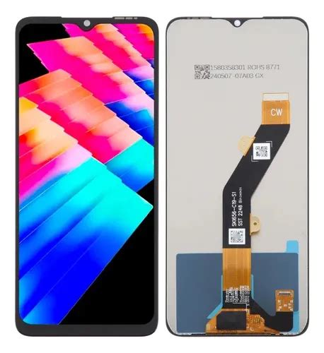 Frontal Tela Display Lcd Compat Vel Infinix Hot I X Frete Gr Tis