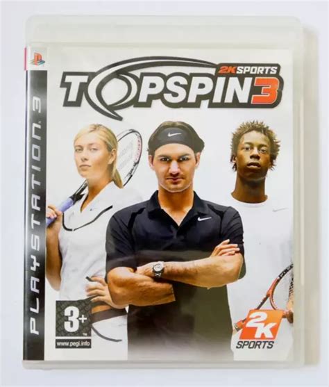 JEU PS3 TOPSPIN 3 Tennis 2K Sports Complet Avec Notice Playstation 3