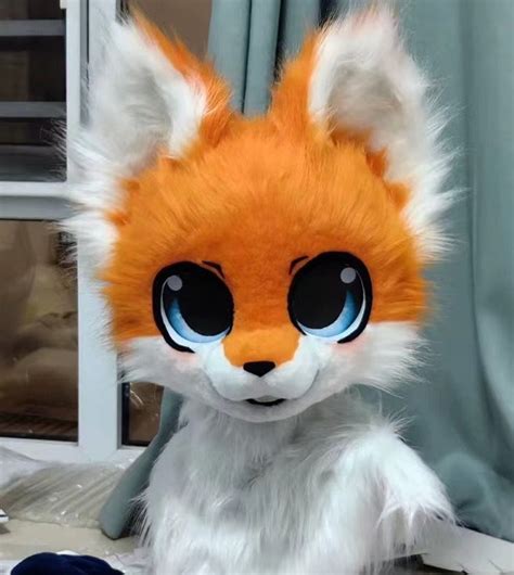 Fursuit Head Head Only Furry Cosplayfantasy Creaturesfox Fursuit