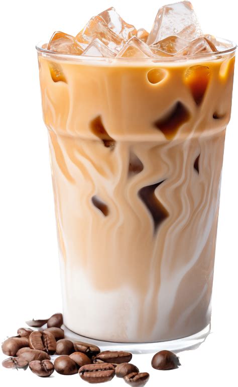 Iced Latte Png With Ai Generated Png