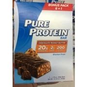 Pure Protein Chocolate Peanut Butter Bar Calories Nutrition Analysis