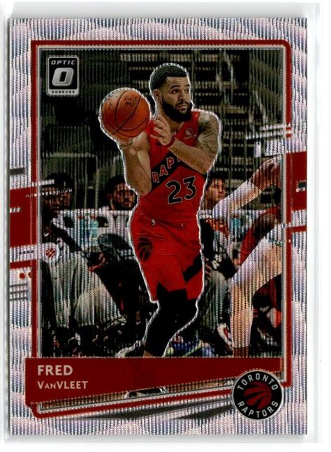 2020 21 Donruss Optic Fanatics Silver Wave Fred VanVleet Toronto