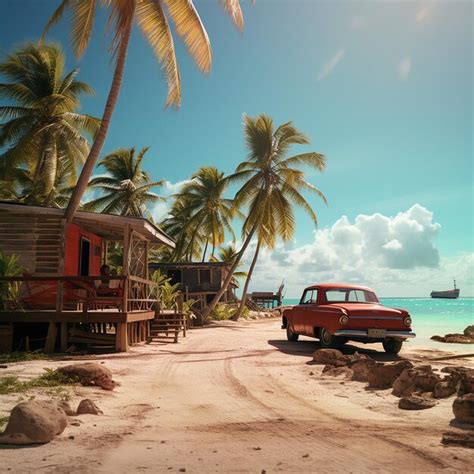 Premium Ai Image Caribbean Twist