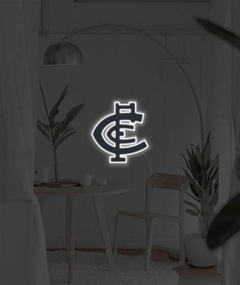 Carlton Blues Logo Neon Sign Custom | Echo Neon