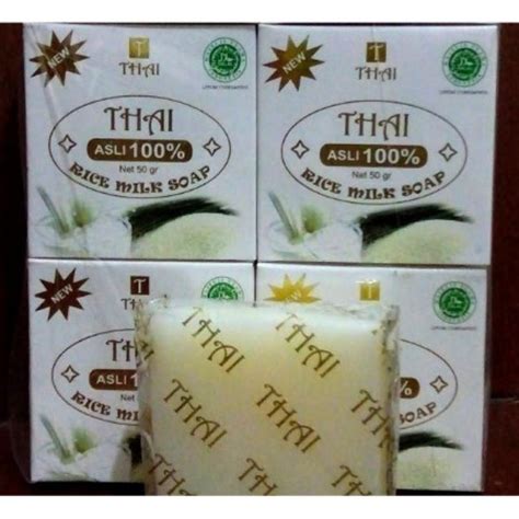 Jual Thai Rice Milk Soap 50gr Sabun Beras Thai Susu Kambing Goats