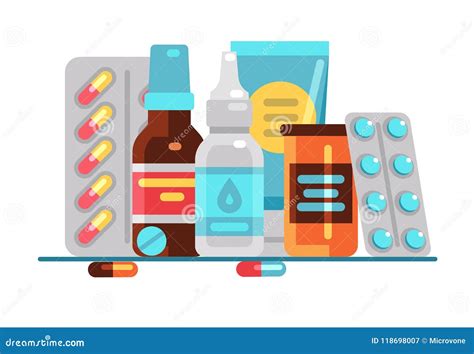 Medical Pills And Bottles Healthcare Medication Pharmacy Or