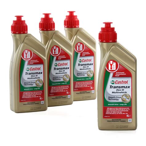 Set 4 Buc Ulei Transmisie Automata Castrol Transmax Dex III