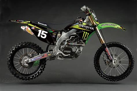 Monster Energy Graphics Kit Kawasaki Kx 250 F Kx250f 2006 08