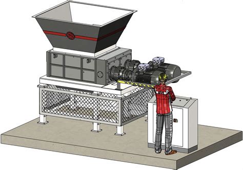 Four Shafts Shredders Model S Isve Recycling Shredders Grinders