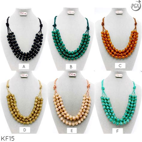 Jual Pgx Kalung Etnik Aksesoris Fashion Panjang Hijab Premium Kf