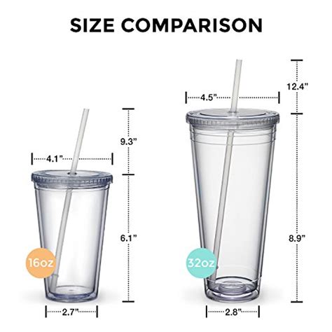 Maars Insulated Travel Tumblers Oz Double Wall Acrylic Pack