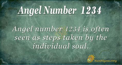 Angel Number 1234 Meaning Keep Your Life Simple SunSigns Org