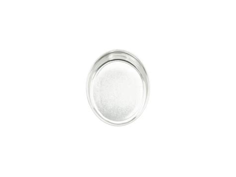 Sterling Silver Serrated Oval Bezel Cup Setting Mm X Mm