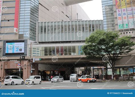 Tenjin Street In Fukuoka Japan Editorial Stock Photo Image Of