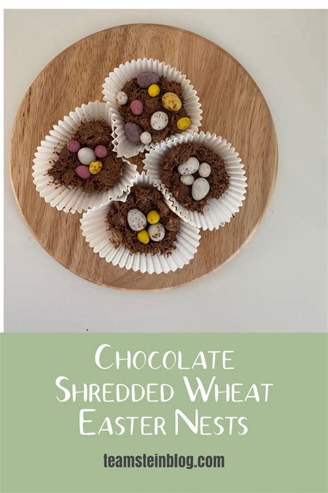 How to make Chocolate Shredded Wheat Easter Nests