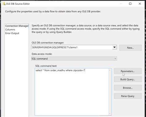 Parameters In SSIS Hireforceglobal